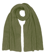 Load image into Gallery viewer, Chunky Ribbed Knit Cashmere Scarf