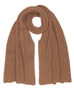 Load image into Gallery viewer, Chunky Ribbed Knit Cashmere Scarf