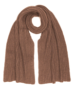 Load image into Gallery viewer, Chunky Ribbed Knit Cashmere Scarf