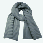Load image into Gallery viewer, Chunky Ribbed Knit Cashmere Scarf