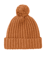 Load image into Gallery viewer, Chunky Ribbed Knit Cashmere Hat With Pom-Pom