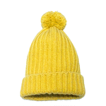 Load image into Gallery viewer, Chunky Ribbed Knit Cashmere Hat With Pom-Pom