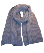 Load image into Gallery viewer, Chunky Ribbed Knit Cashmere Scarf